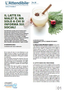 Numero 65 Il latte fa male? Sì, ma solo a chi si informa sui social!