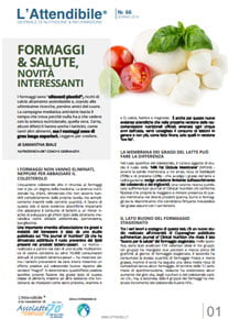 Numero 66 Formaggi e salute, novità interessanti!